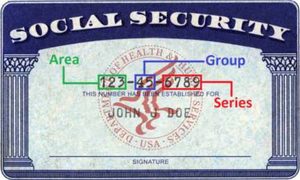 social security number sequences